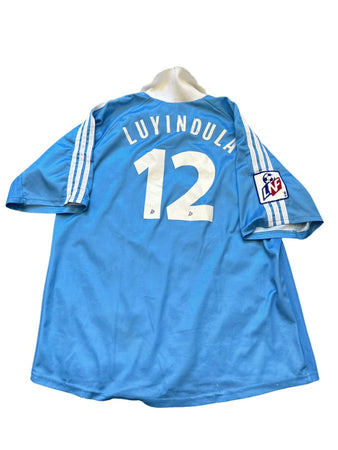 1999/2000 - RC Strasbourg -  Luyindula #12 (L) [porté]